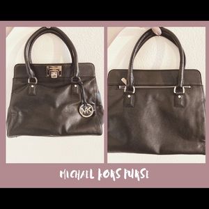 Michael Kors black w/ gold purse